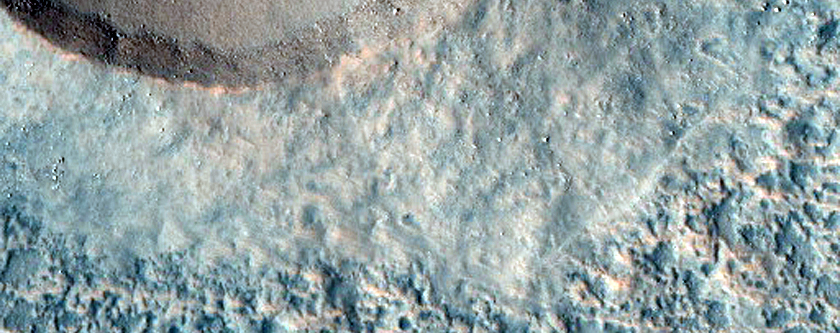 IR-Distinct Crater in Acidalia Planitia