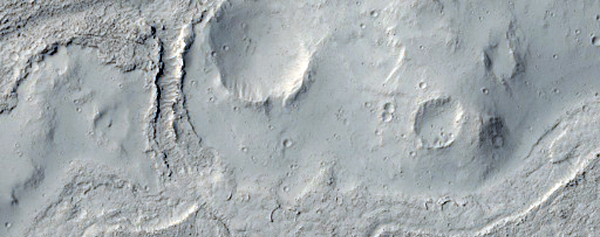 Impact Ejecta and Flows and Mantling Deposits Near Cerberus Palus