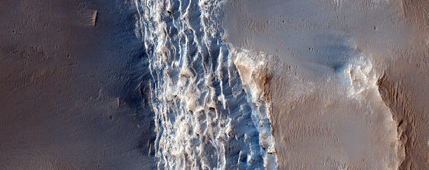 Crater in Meridiani Planum