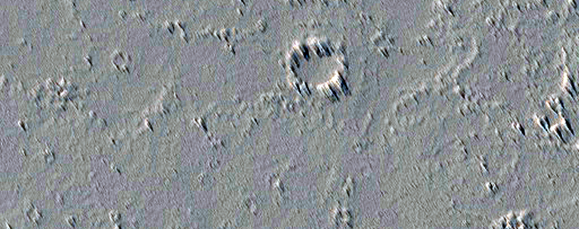 Sinuous Channel South of Ascraeus Mons