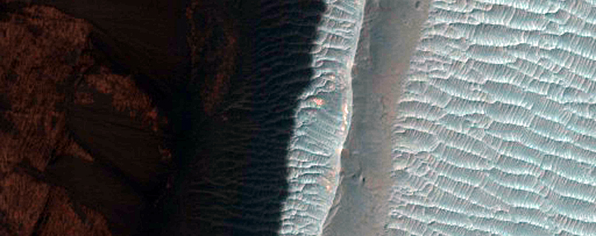 Survey Layering and Faulting in Layered Deposits in Melas Chasma