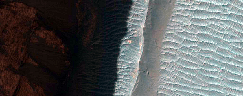 Survey Layering and Faulting in Layered Deposits in Melas Chasma