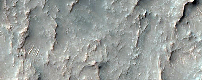 Impact Craters Exposing Bedrock