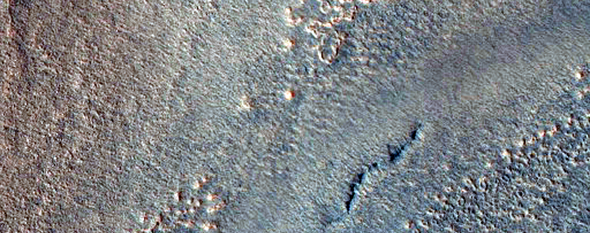 Gullied Impact Crater