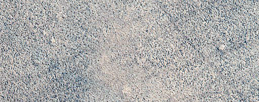 Terrain Seen in Dawn Image Taken During February 2009 Flyby