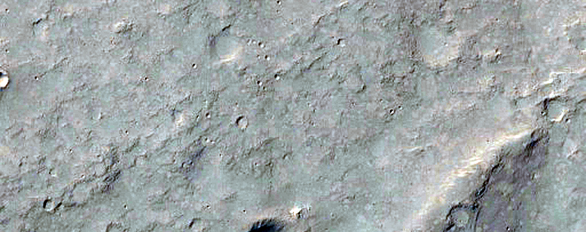 Fan in Crater West of Gale Crater