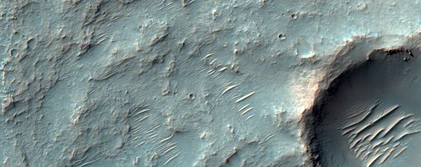 Possible Prehnite-Bearing Deposits in Northwest Hellas Planitia