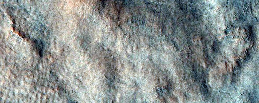 Northern Plains Pedestal Crater