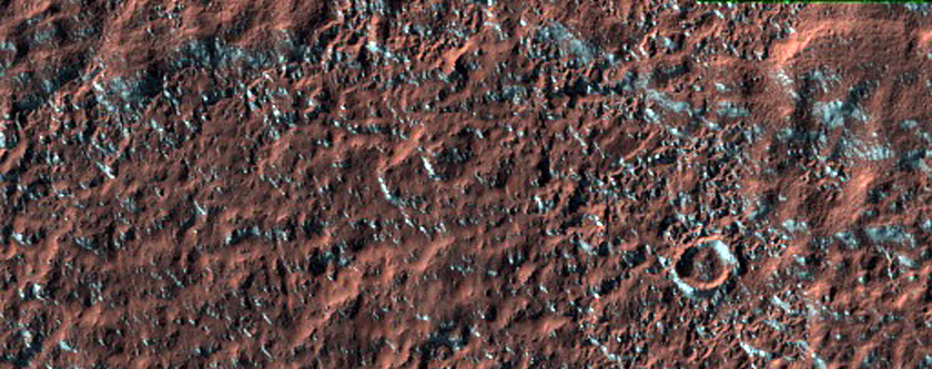 Terrain West of Tivat Crater