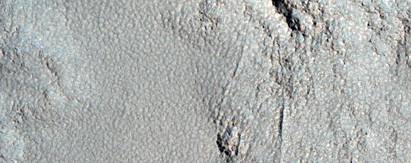 Eastern Portion of Polar Crater
