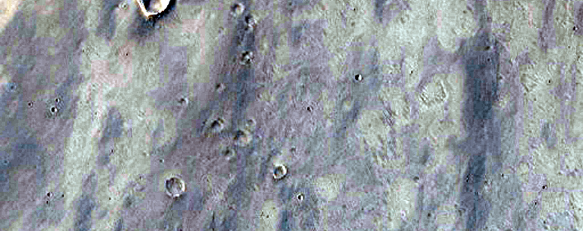 Alluvial Fan in Crater