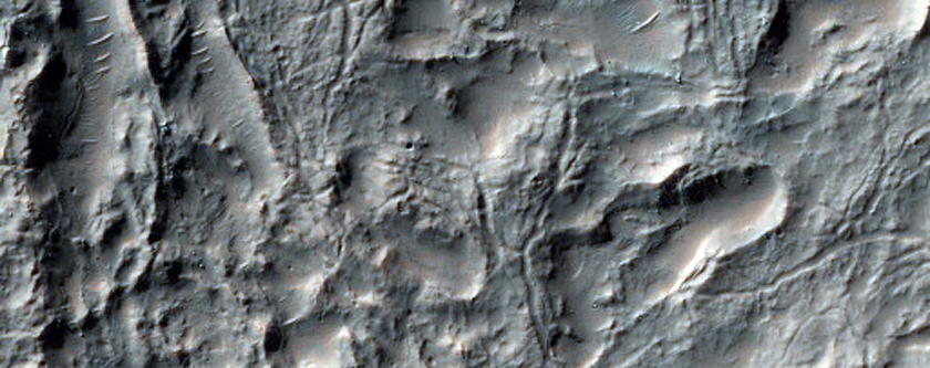 Rare Double-Layered Ejecta Crater in Southern Hemisphere