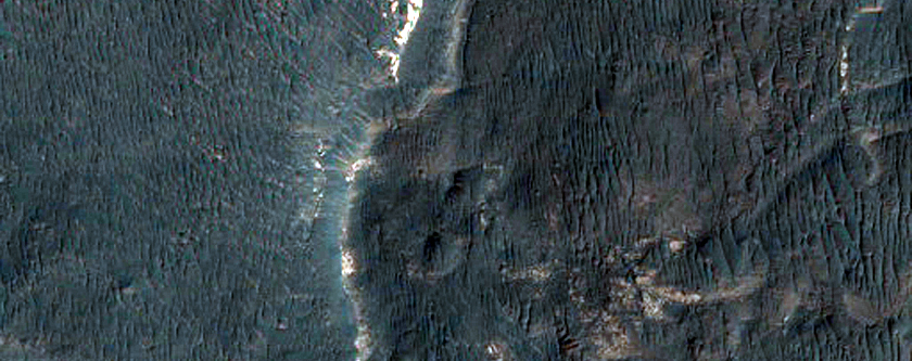 Holden Crater Bedform Change Detection