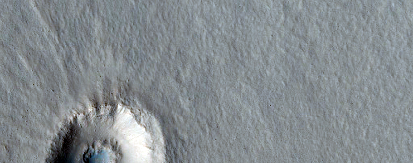 Crater on Lobate Apron