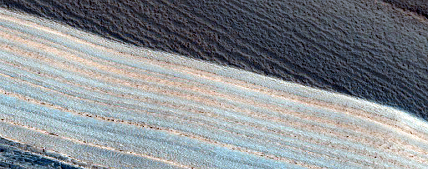Inter-Annual Monitoring of Chasma Boreale Northern Scarp