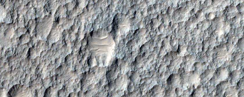 Two Fresh Rocky Craters