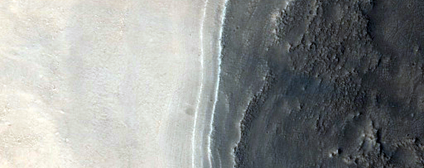 Irregular Depression Northwest of Syrtis Major Region