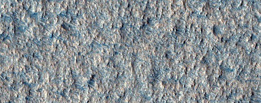 Curved Ridges and Polygons in Light-Toned Substrate
