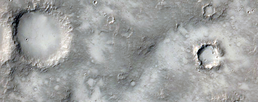 Sample Small Rayed Craters on the Floor of Maadim Vallis
