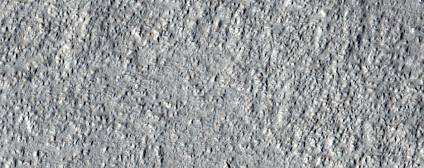 Lava Flows West of Alba Mons
