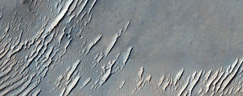 Terrain Northwest of Huygens Crater
