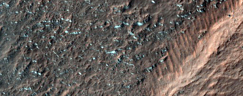 Terrain Near Tivat Crater
