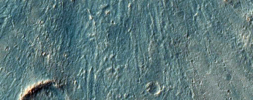 Small Very Recent Impact Crater
