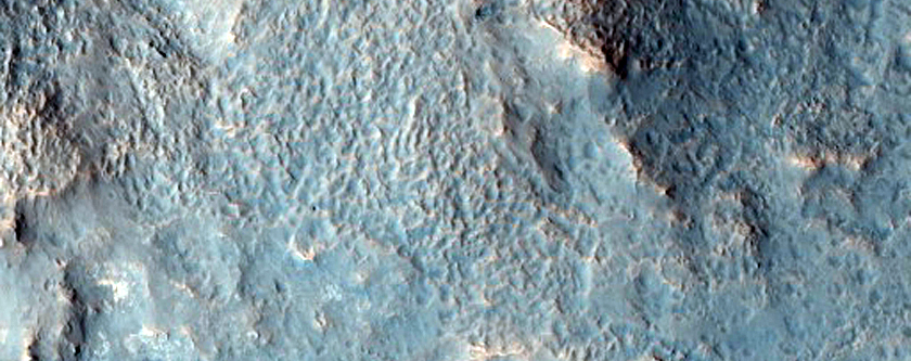 Central Peaks of an Impact Crater
