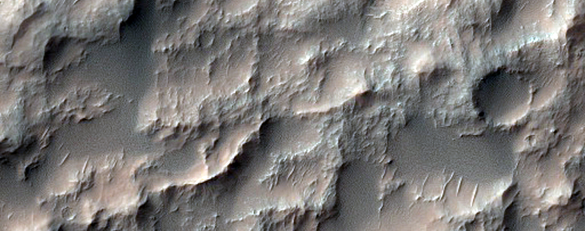 Rampart of Flow Ejecta
