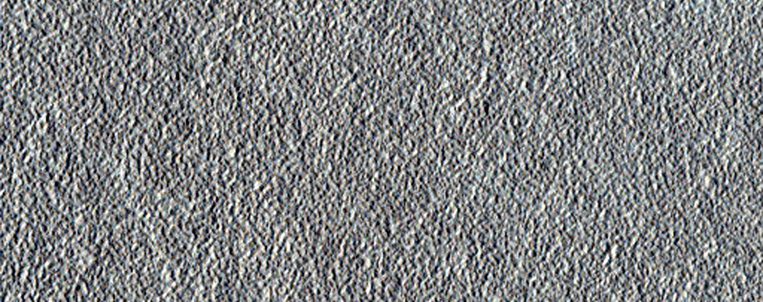 Flow Boundary in Elysium Planitia
