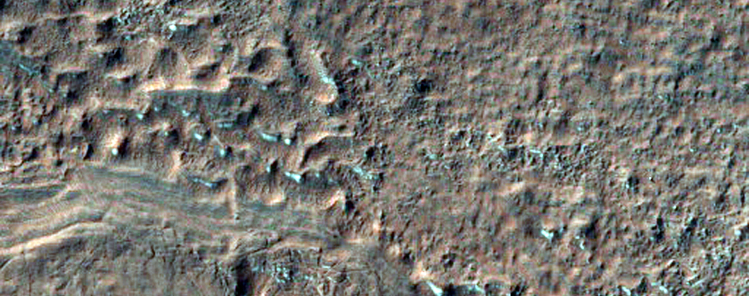 Crater in Noachis Terra
