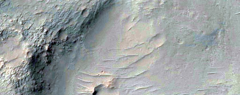 Central Structure of Kirsanov Crater
