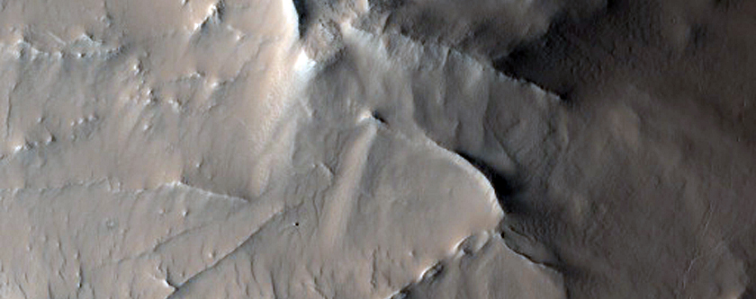 Layers in the Coloe Fossae Region
