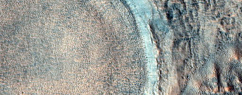 Pedestal Crater in Utopia Region
