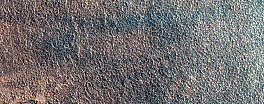 Gullied Impact Crater
