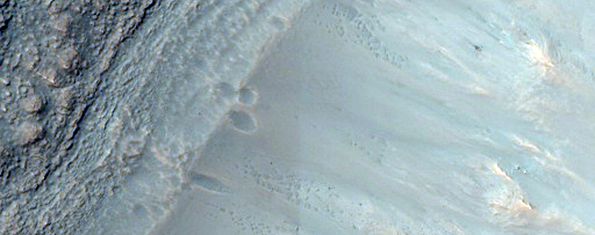 Hollowed Surface in Icaria Planum
