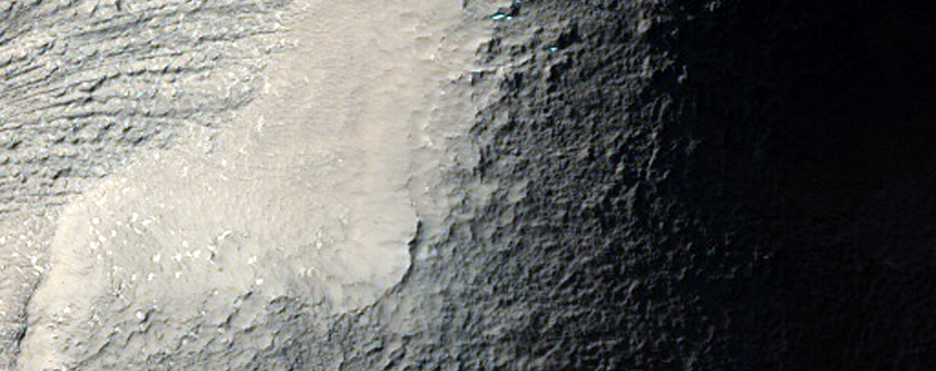 Central Peak of a Large Crater
