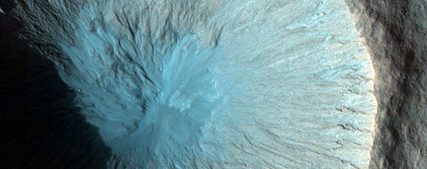 Monitor Slopes of Impact Crater
