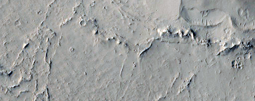 Crater Ejecta in Amazonis Region
