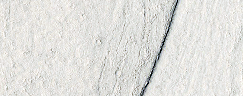Channel in Marte Vallis

