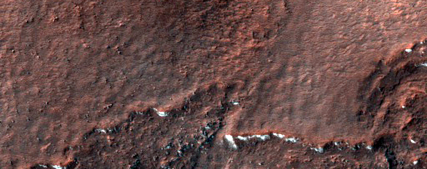 Southern Rim of Nansen Crater
