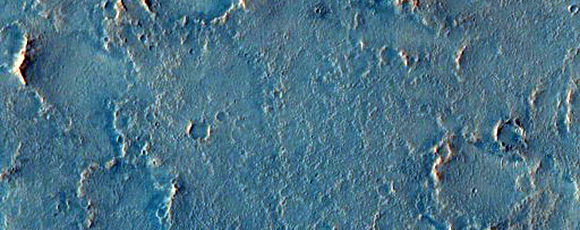 Irregular Depression in Northeast Syrtis Major
