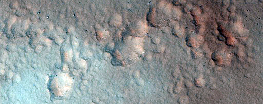 Secondary Craters from Fresh Crater
