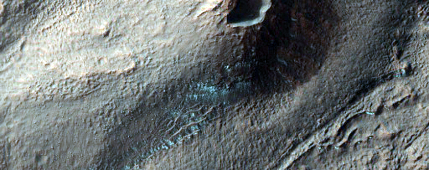 Hollowed Terrain Near Copernicus Crater
