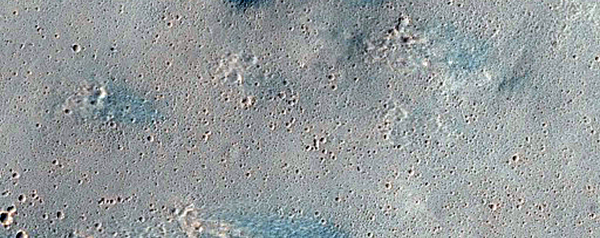 Ejecta East of Winslow Crater
