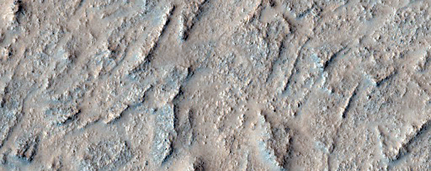 Crater in Antoniadi Crater
