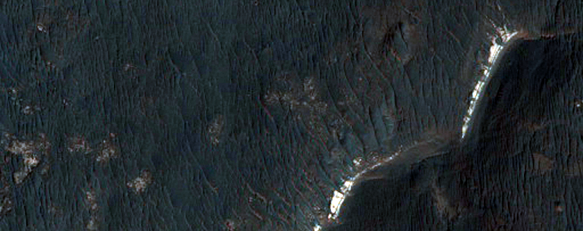 Holden Crater Bedform Change Detection