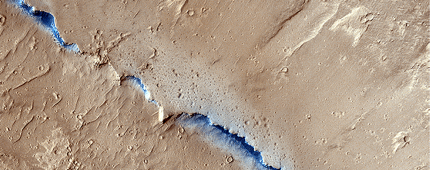 A Streamlined Island in Athabasca Valles