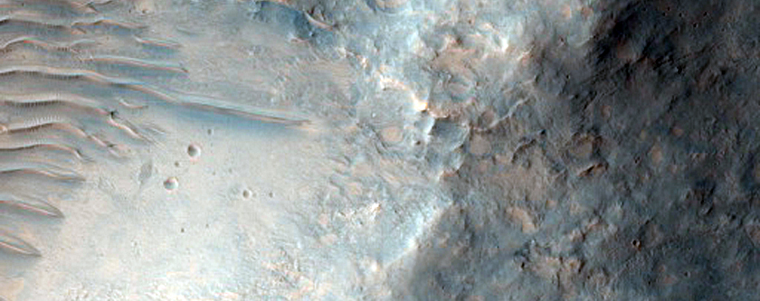 Central Uplift of an Impact Crater
