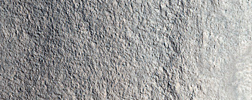 Eastern Rim of Crater on Northern Plains
